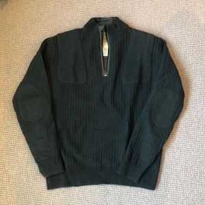 Beretta Windbreaker Half Zip Sweater. Size L